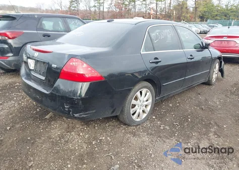 2007 Honda Accord 3.0 Ex из США, поврежденный, VIN 1HGCM66897A054307